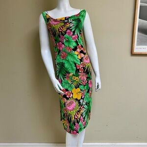 Vintage 90s Floral Slip Dress